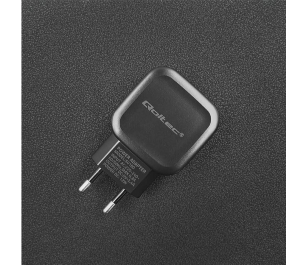 Qoltec Ładowarka Sieciowa 1 x 2,24A 12W - 382395 - zdjęcie 5